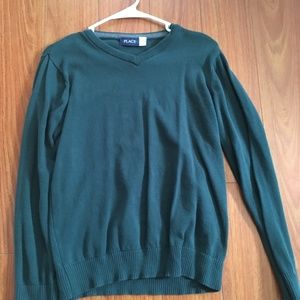 Children's Place Boys' Sweater in green